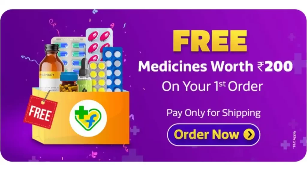 Flipkart Free Medicines Rs.200