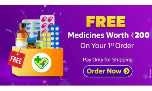 Flipkart Health Plus Free Medicines Worth ₹200 | Valid On First Order
