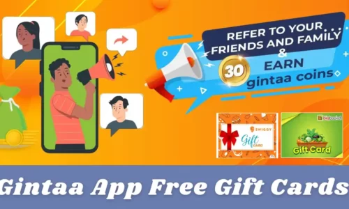Gintaa Refer & Earn Free Gift Cards Worth ₹100 | Swiggy, Big Basket
