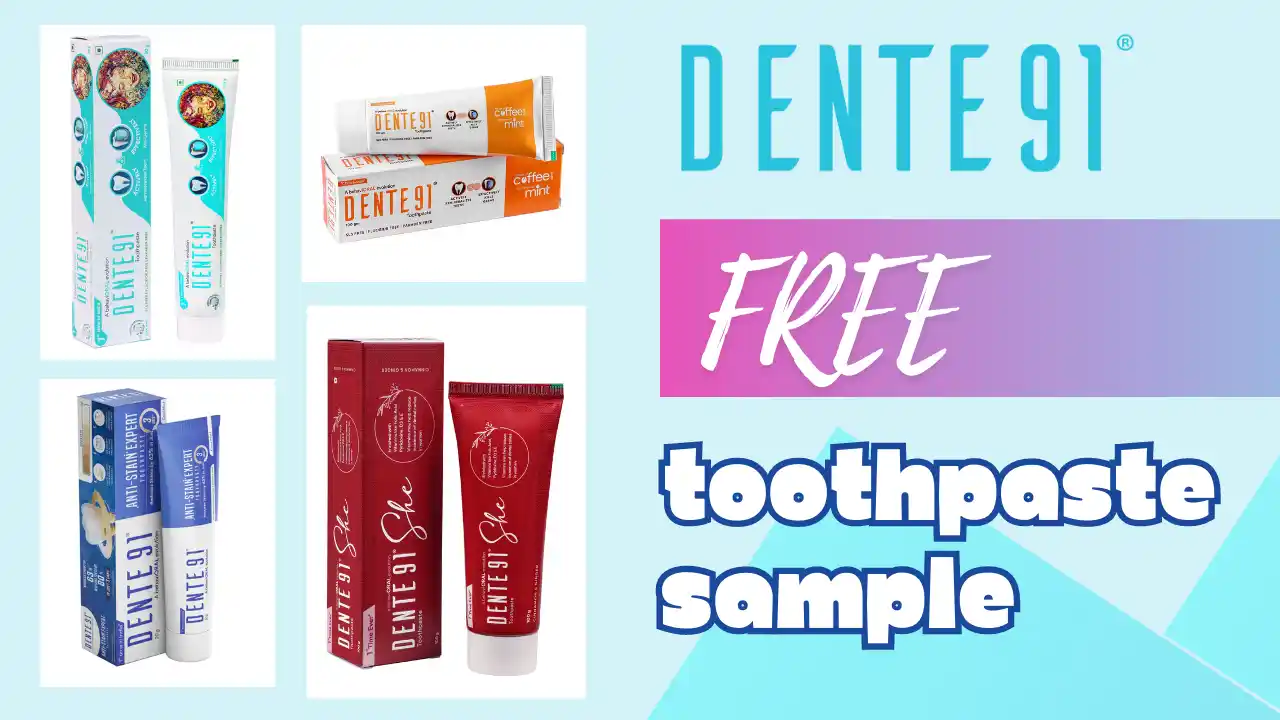 Read more about the article Free Toothpaste Sample From Dente91 @ ₹0 With Free Shipping