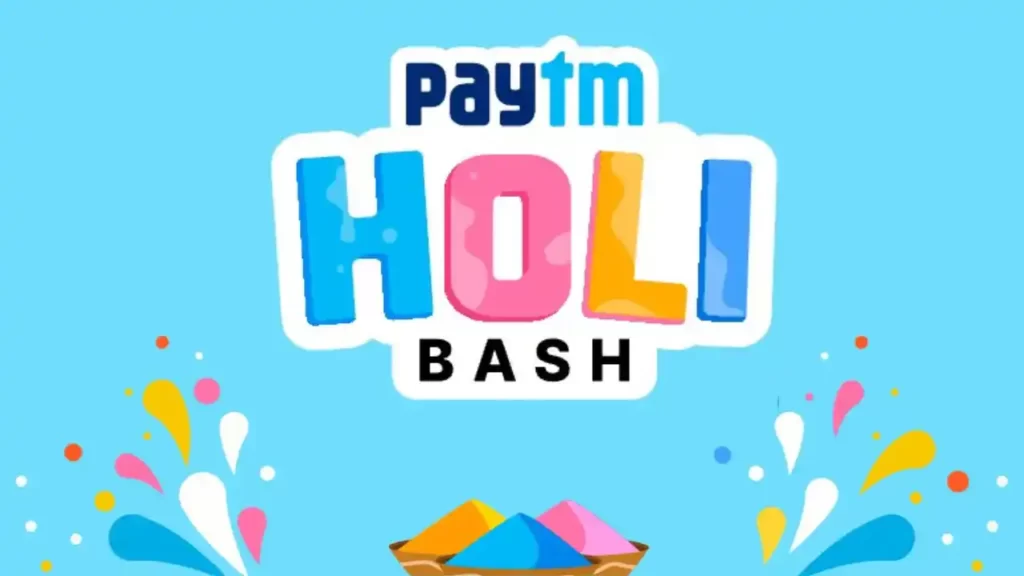 Paytm Holi Bash Cashback Cards