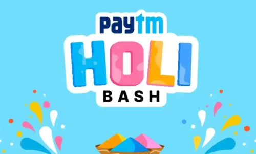 Collect 9 Paytm Holi Bash Cashback Cards & Win Upto ₹140 Paytm Cashback
