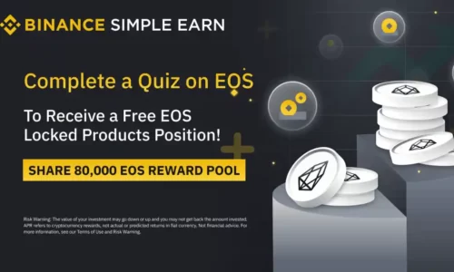 Binance Simple Earn EOS Quiz Answer: Share 80,000 EOS Rewards Pool