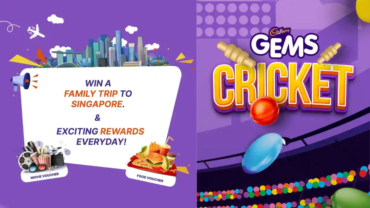 Read more about the article Cadbury Gems Cricket Game: Play, Score & Win ₹300 Zomato Or BMS Voucher
