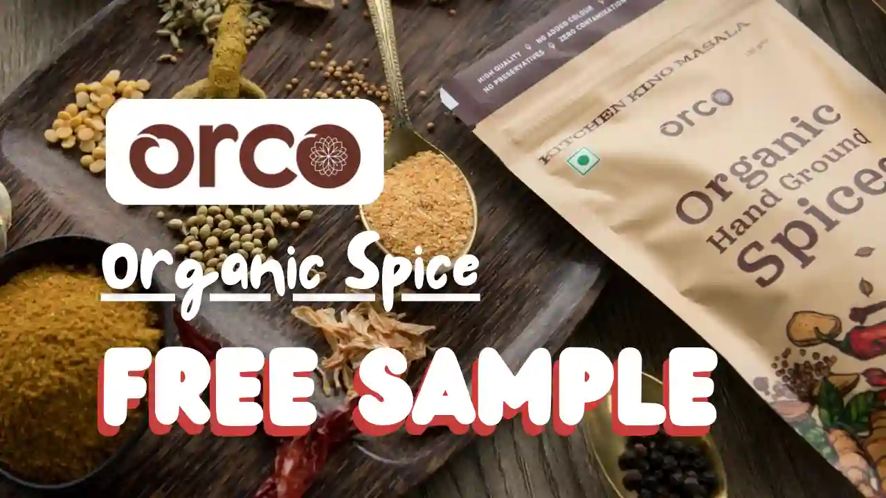 Read more about the article Orco Spice Free Sample Offer: Organic Masala Pack @ ₹0 With Free Shipping