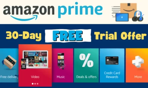 Amazon Prime 30-Day Free Trial Offer: Unlimited Free Delivery, Prime Video & Music