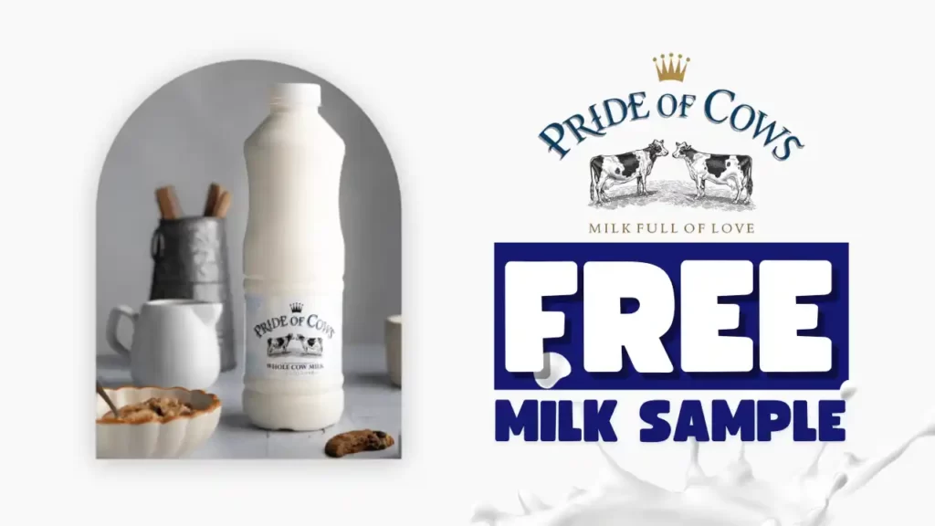Pride Of Cows Free Milk Sample