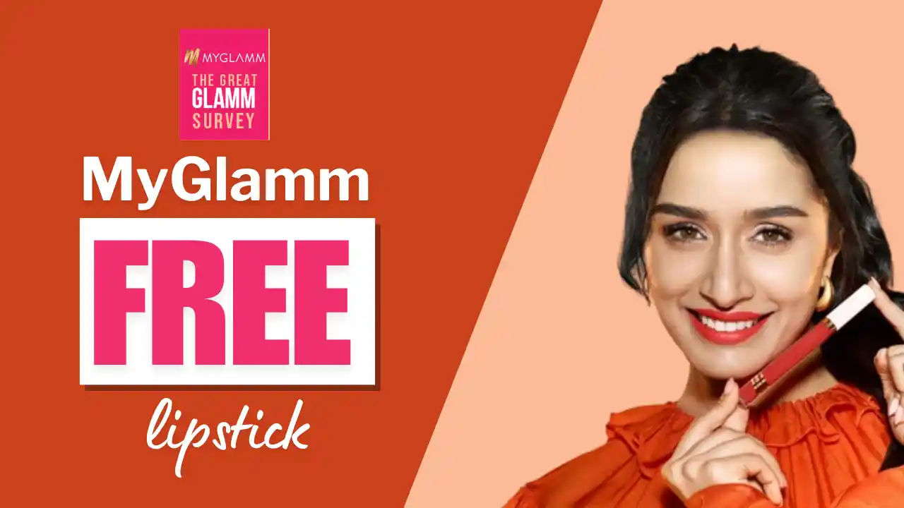 Read more about the article MyGlamm Free Lipstick Survey: Get Branded Lipstick Worth ₹395 For Free
