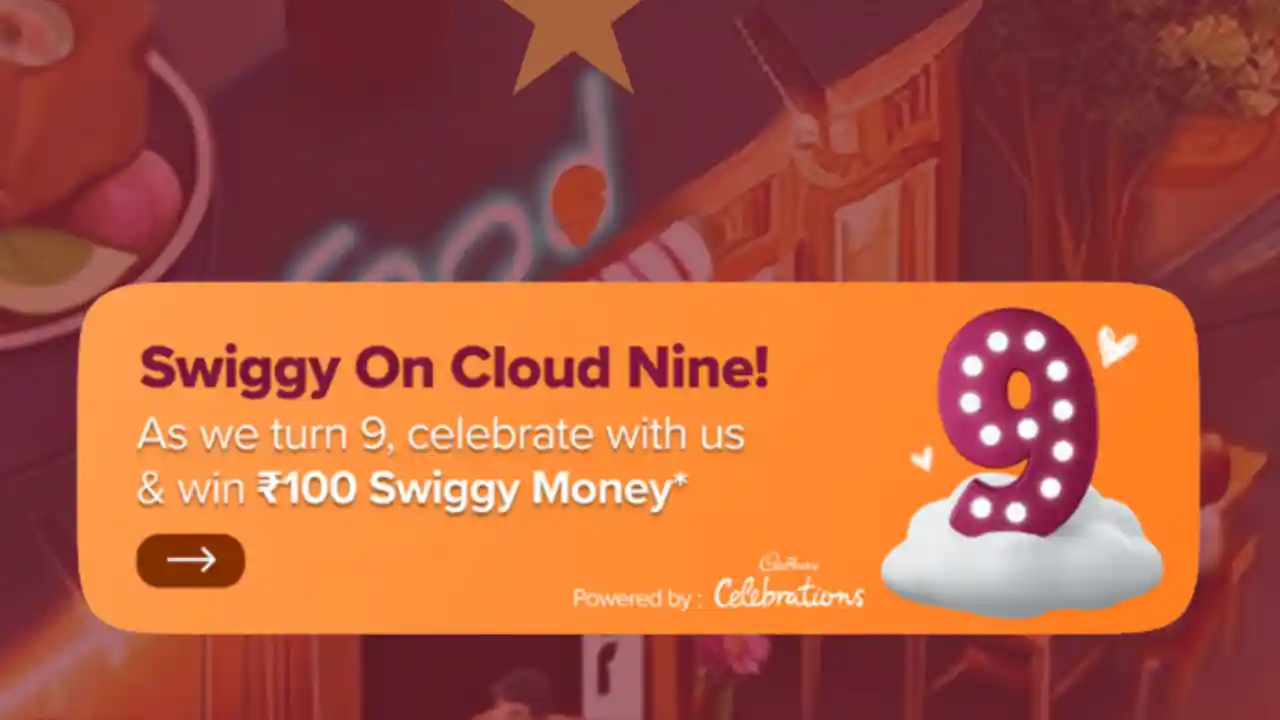 Read more about the article Spot 9 Hidden Swiggy Logos & Win ₹100 Swiggy Money | Swiggy On Cloud Nine