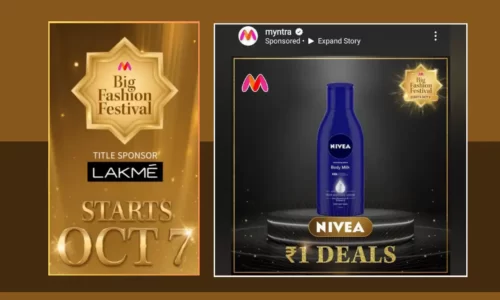 Myntra Rs.1 Steal Deals Sale During Big Fashion Festival On 7th October