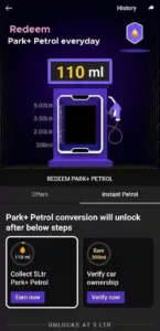 Free Park+ Petrol