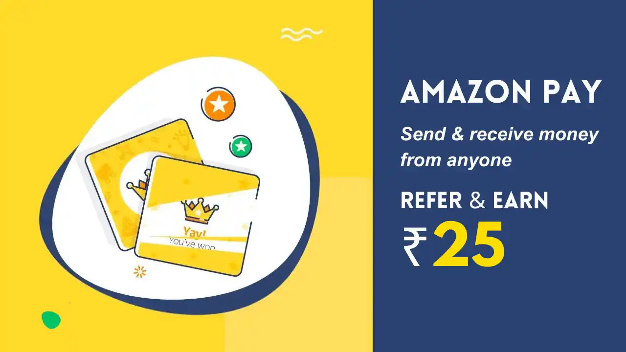Read more about the article Amazon UPI Referral Code: RWBEE6 | Invite & Earn Flat ₹25 Cashback
