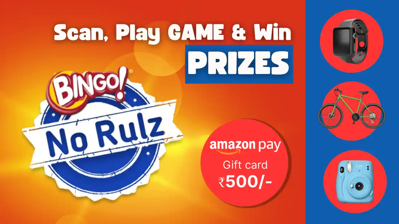 Read more about the article Bingo No Rulz Game: Scan, Play & Win ₹500 Amazon Voucher & More!