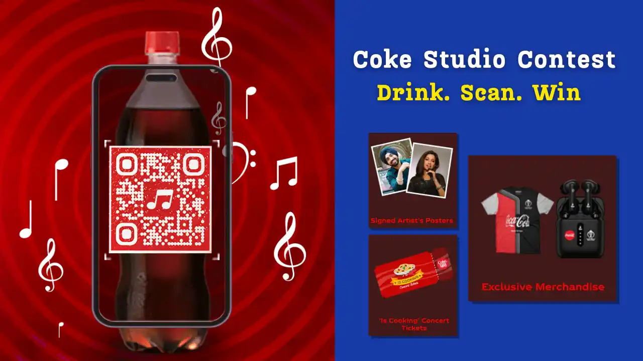 Read more about the article Coke Studio Referral Code: CS7934 | Drink, Scan & Win boAt Airdopes, Tshirts & More