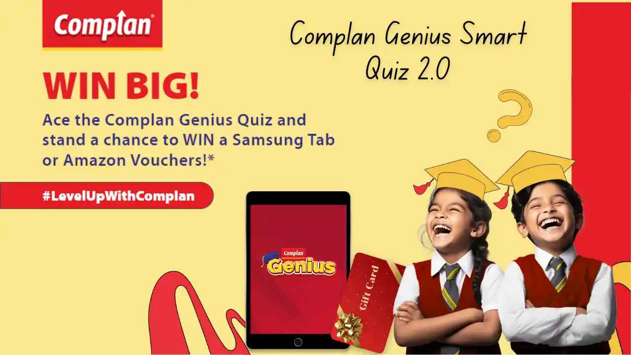 Read more about the article Participate In Complan Genius Quiz 2.0 & Win Samsung TAB Or ₹2000 Amazon Vouchers