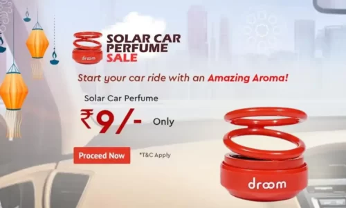 Droom Solar Car Perfume Sale Date & Time | Order @ Only ₹9
