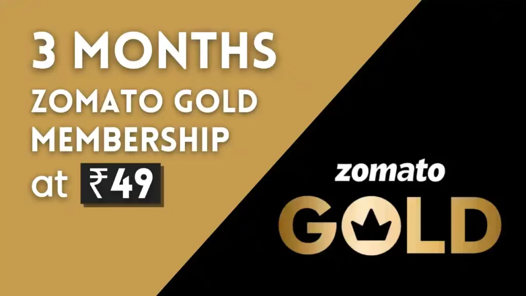 Zomato Gold Membership At 49