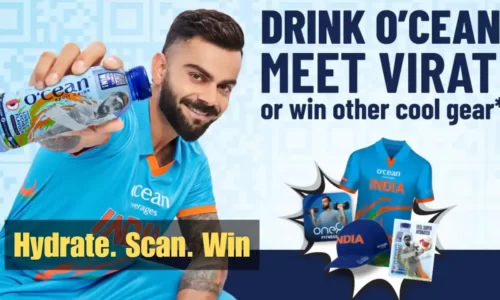 Ocean Beverage Scan QR Code & Win Cool Gear Like India Jersey, Cap, Magnet & More!