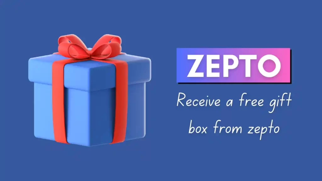 Zepto Free Christmas Gift