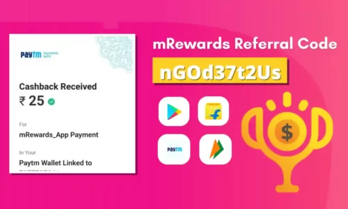 mRewards App: Earn Free UPI Cash, Google Play, Flipkart eGift Card | Proof Attached