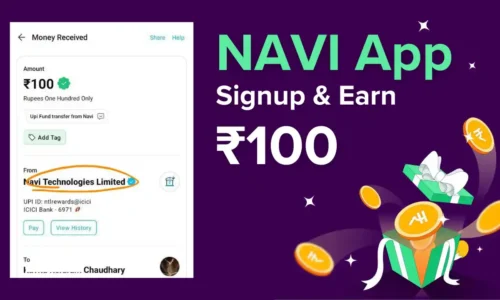 Navi App : Signup, Buy ₹10 Gold & Get ₹100 + ₹100 Each Refer | Proof Attached