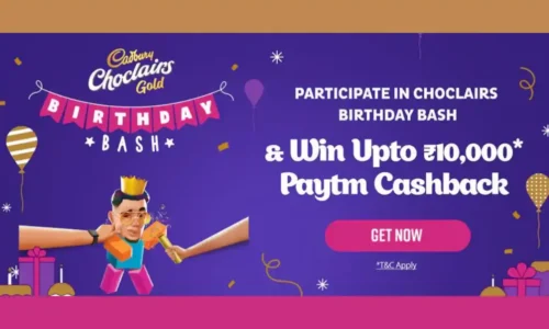 Paytm Cadbury Choclairs Birthday Bash Quiz: Win Free ₹5 Paytm Cash