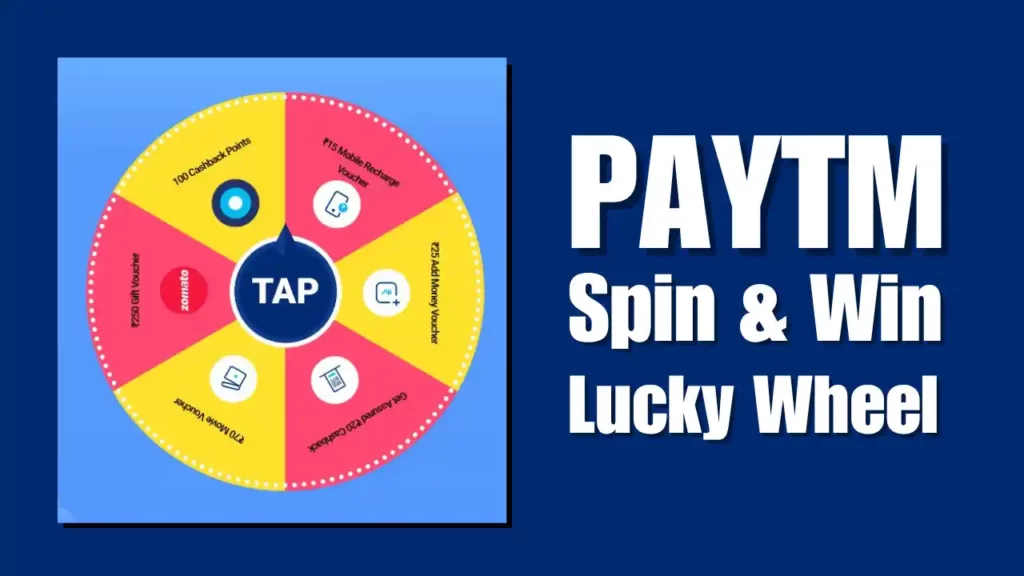 Paytm Spin Win Lucky Wheel