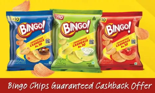 Get Guaranteed ₹10 Cashback On Each Pack Of Bingo Potato Chips
