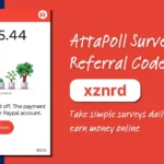 AttaPoll Referral Code: xznrd | Take Surveys & Earn Upto $20 Every Month