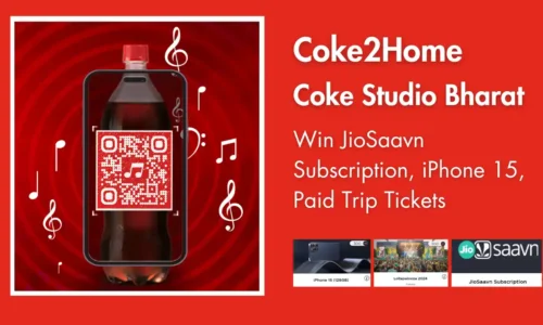 Coke2Home Coke Studio Bharat Contest: Collect Coke Coins & Win iPhone 15