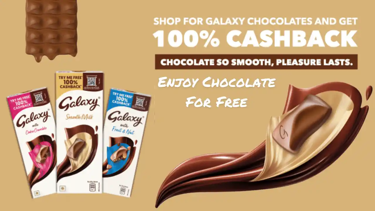 Read more about the article Wohoo Cashback Offer: 100% Cashback On Galaxy Chocolate | Enjoy It For Free