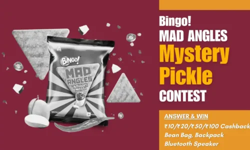 Bingo Mad Angles Mystery Pickle Answer & Win Contest | Upto ₹100 Cashback & More!