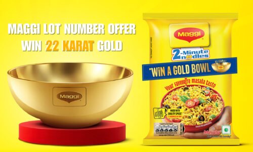 Maggi Lot Number Offer | Win A Gold Bowl 22 Karat Worth ₹5 Lakhs